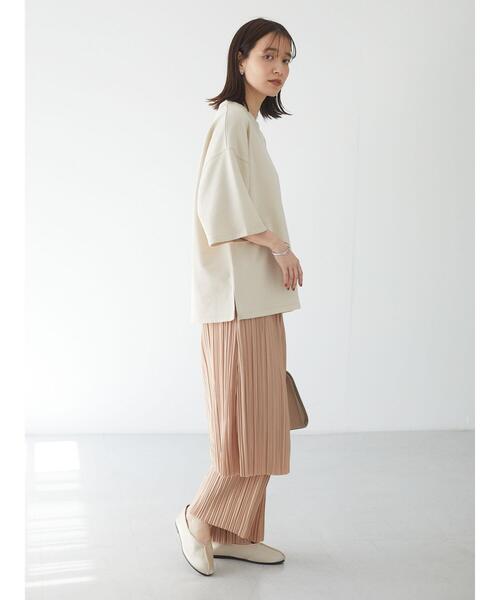 RAY CASSIN FAVORI（レイカズンフェバリ）の「・RAY CASSIN プリーツスカートレイヤードパンツ＊（その他パンツ・レディース・ブラック/カーキ/アイボリー/ピンクベージュ・FREE）」の16枚目の写真