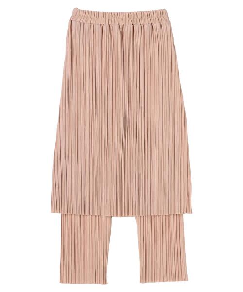 RAY CASSIN FAVORI（レイカズンフェバリ）の「・RAY CASSIN プリーツスカートレイヤードパンツ＊（その他パンツ・レディース・ブラック/カーキ/アイボリー/ピンクベージュ・FREE）」の19枚目の写真