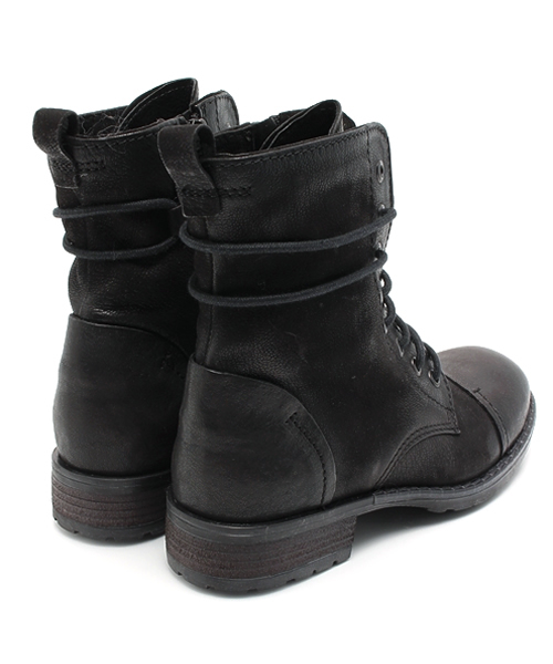 ROSE BUD（ローズバッド）の「(DEI COLLI)#2386/2300 TEXAS/NABUK LACE UP SHORT BOOTS（ブーツ・レディース・ブラック・38/39/37/36）」の7枚目の写真