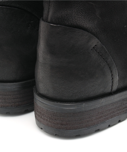 ROSE BUD（ローズバッド）の「(DEI COLLI)#2386/2300 TEXAS/NABUK LACE UP SHORT BOOTS（ブーツ・レディース・ブラック・38/39/37/36）」の2枚目の写真