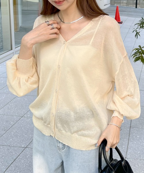 セール】【8色展開】さっと羽織れて、女性らしく見える。 バルーン