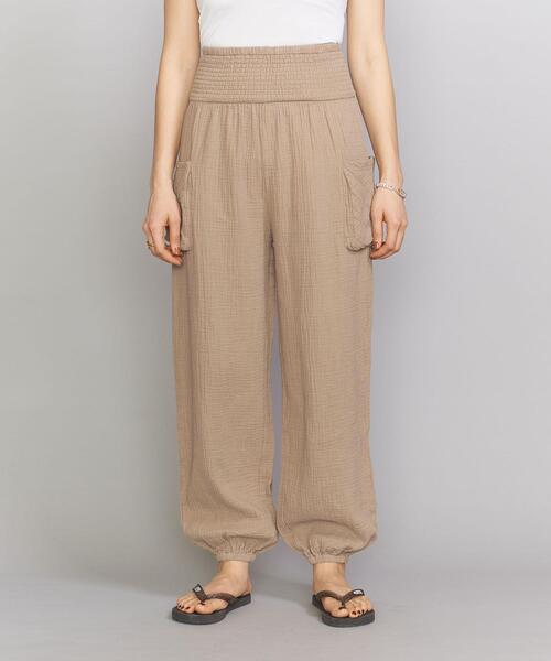Lepidos(レピドス)の「<Lepidos>SLOUCHY ガーゼパンツ ◆(その他パンツ・レディース・ベージュ/ライラック/オリーブ・FREE)」の9枚目の写真