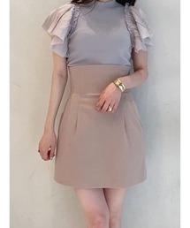 SNIDEL（スナイデル）の「ウエストフリルギャザータックパンツ