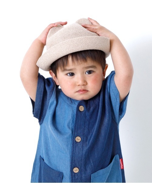 MAKE YOUR DAY（メイクユアデイ）の「ねこ耳ハット（ハット・キッズ・ベージュ/モカ/ピンク・52/48/50）」の3枚目の写真