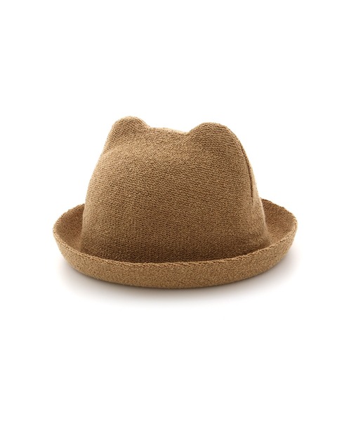 MAKE YOUR DAY（メイクユアデイ）の「ねこ耳ハット（ハット・キッズ・ベージュ/モカ/ピンク・52/48/50）」の2枚目の写真