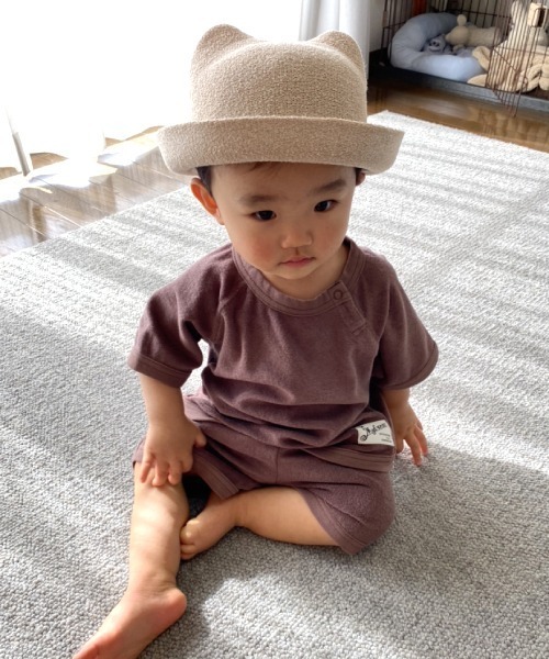 MAKE YOUR DAY（メイクユアデイ）の「ねこ耳ハット（ハット・キッズ・ベージュ/モカ/ピンク・52/48/50）」の5枚目の写真