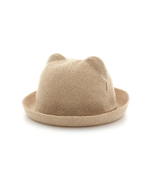 MAKE YOUR DAY（メイクユアデイ）の「ねこ耳ハット（ハット・キッズ・ベージュ/モカ/ピンク・52/48/50）」の7枚目の写真