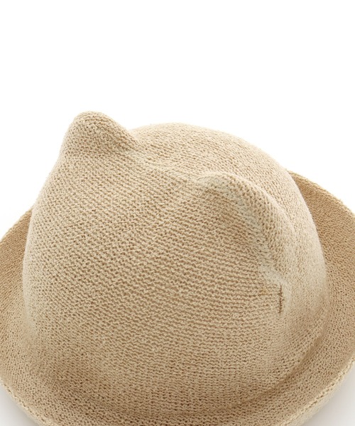 MAKE YOUR DAY（メイクユアデイ）の「ねこ耳ハット（ハット・キッズ・ベージュ/モカ/ピンク・52/48/50）」の9枚目の写真