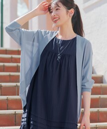 ターコイズ」に該当するレディースのカーディガン/ボレロファッション
