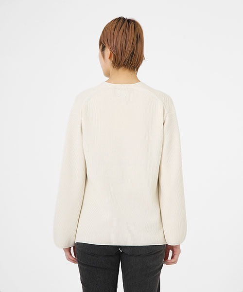 BATONER（バトナー）の「BATONER / バトナー：HIGH COUNT RIB V-NECK  