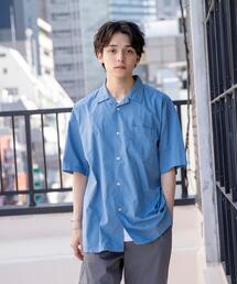 coen | ポプリンオーバーダイオープンカラーシャツ(シャツ/ブラウス)