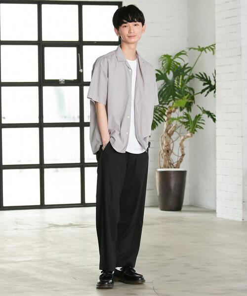 coen(コーエン)の「ポプリンオーバーダイオープンカラーシャツ(シャツ/ブラウス・メンズ・ライトグレー/ホワイト/オリーブ/コバルトブルー・X-LARGE/LARGE/SMALL/MEDIUM)」の22枚目の写真