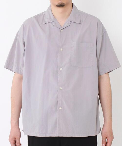 coen（コーエン）の「ポプリンオーバーダイオープンカラーシャツ（シャツ/ブラウス・メンズ・コバルトブルー/オリーブ/ホワイト/ライトグレー・X-LARGE/MEDIUM/LARGE/SMALL）」の10枚目の写真