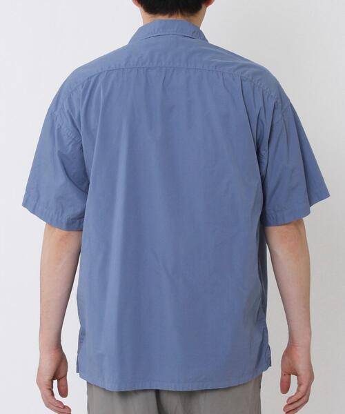 coen（コーエン）の「ポプリンオーバーダイオープンカラーシャツ（シャツ/ブラウス・メンズ・コバルトブルー/オリーブ/ホワイト/ライトグレー・X-LARGE/MEDIUM/LARGE/SMALL）」の6枚目の写真