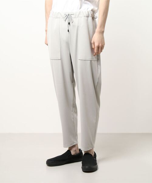 Curly（カーリー）の「【CURLY&Co./カーリー】ARDWICK EZ TROUSERS - Plain/イージートラウザーパンツ（その他パンツ・メンズ・ブラック/オフホワイト・2/1）」の5枚目の写真