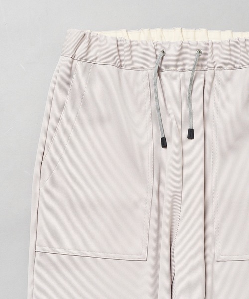 Curly（カーリー）の「【CURLY&Co./カーリー】ARDWICK EZ TROUSERS - Plain/イージートラウザーパンツ（その他パンツ・メンズ・ブラック/オフホワイト・2/1）」の6枚目の写真