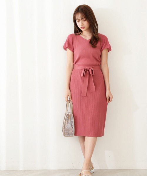 ワンピース Proportion Proportion ワンピース ドレス Body Dressing プロポーションボディドレッシング のファッション Body アイレットスリーブセットアップ