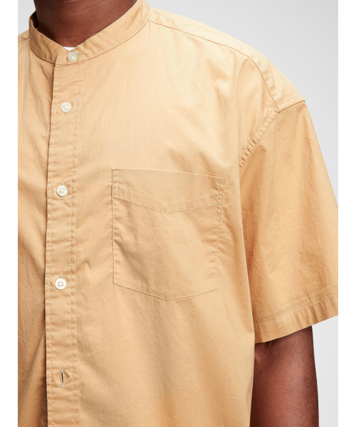 GAP（ギャップ）の「オーバーサイズフロントボタンシャツ（シャツ/ブラウス・メンズ・ホワイト/ネイビー/ホワイト系その他/ベージュ・S/M/L/XS/XL）」の7枚目の写真