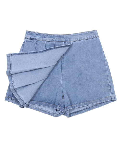 Figments（フィグメンツ）の「デザインプリーツスカパン（スカート・レディース・ブルー系その他・SMALL/MEDIUM）」の4枚目の写真