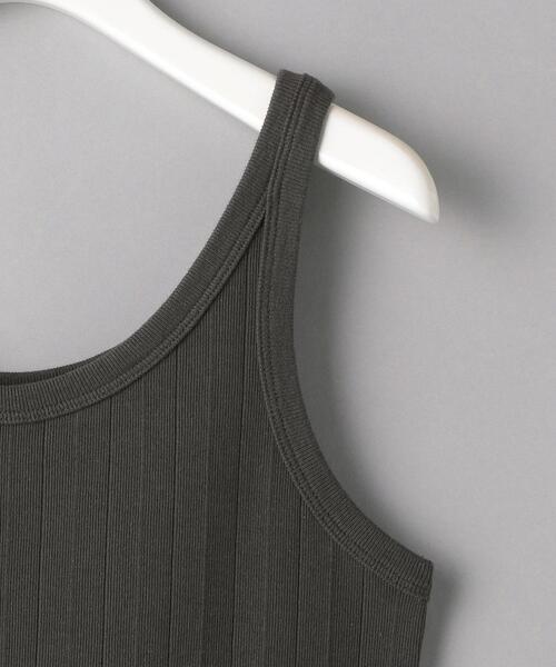 BEAUTY&YOUTH UNITED ARROWS（ビューティーアンドユースユナイテッドアローズ）の「【別注】＜Healthknit＞タンクトップ ◆（Tシャツ/カットソー・レディース・オリーブ/ダークグレー/ナチュラル・FREE）」の6枚目の写真