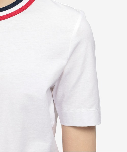 TOMMY HILFIGER（トミーヒルフィガー）の「レギュラーフィットクルーネックTシャツ（Tシャツ/カットソー・レディース・ホワイト・SMALL/MEDIUM/X-SMALL）」の4枚目の写真