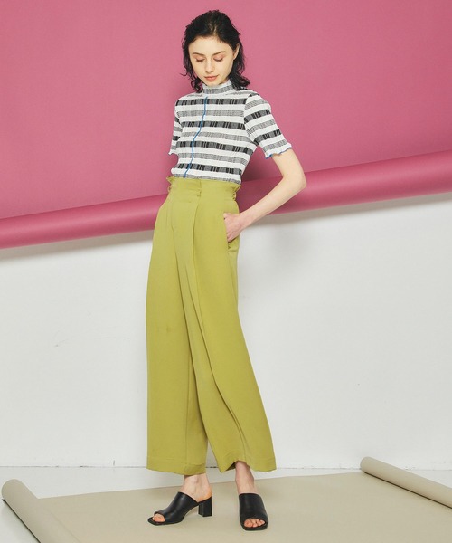 INella（イネラ）の「【INella(イネラ)】マルチチェックニットトップス（Tシャツ/カットソー・レディース・ホワイト/オレンジ/ブルー・FREE）」の20枚目の写真