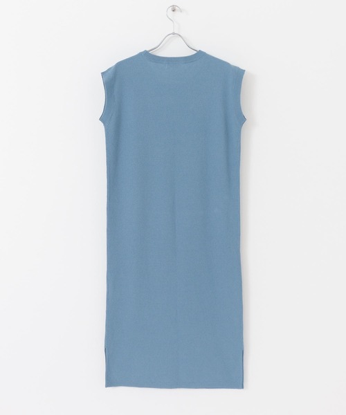 URBAN RESEARCH Sonny Label（アーバンリサーチサニーレーベル）の「フレンチスリーブサマーニットワンピース（ワンピース・レディース・スミクロ/ブルー/ベージュ・FREE）」の22枚目の写真
