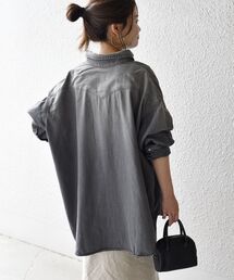 【SHIPS別注】Wrangler:〈手洗い可能〉ウエスタンビッグシャツ◆