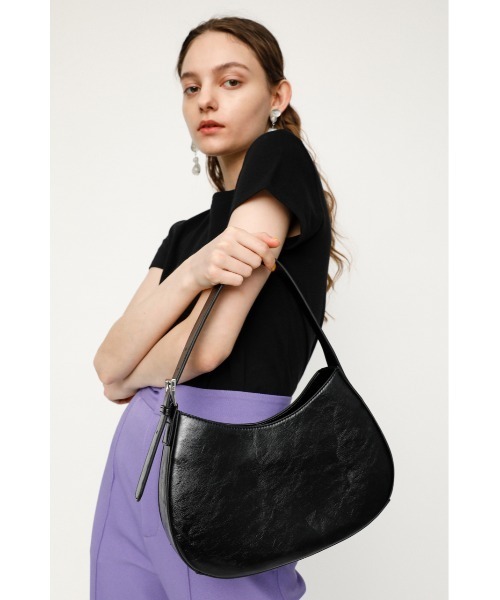 SLY（スライ）の「OVAL HAND BAG/オーバルハンドバッグ（ハンドバッグ・レディース・ブラウン/ブラック/オレンジ・FREE）」の4枚目の写真