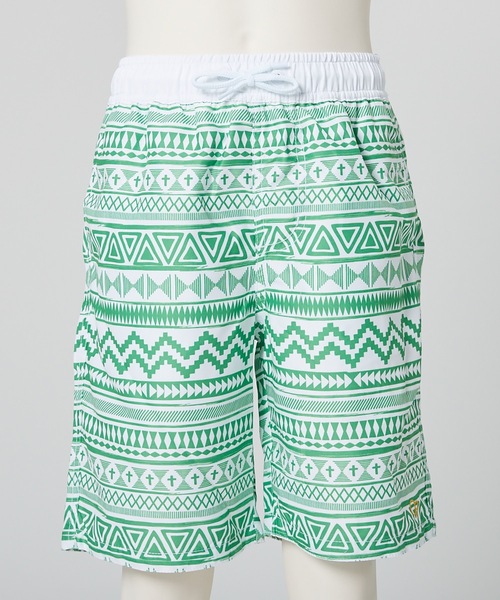 Ocean Pacific（オーシャンパシフィック）の「【OP / オーピー】キッズトランクス水着　ボードショーツ　プール（水着・キッズ・ピンク/グリーン/ネイビー/ブラック・100/110/130/140/150/160/120）」の2枚目の写真