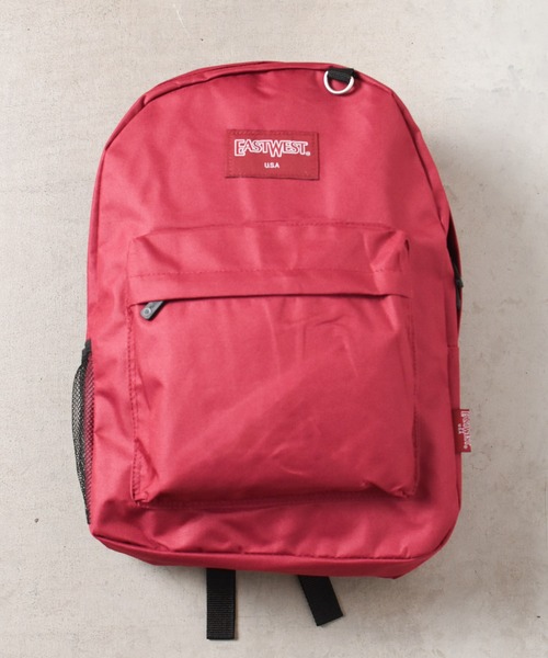 sunny branch(サニーブランチ)の「East West U.S.A / nylon Day bag(バックパック/リュック・レディース・ブラック/パープル/ネイビー/ブラウン/レッド/オリーブ/ピンク/オレンジ/グレイッシュベージュ/ブルー系/ターコイズブルー/バーガンディー/ベージュ・FREE)」の12枚目の写真
