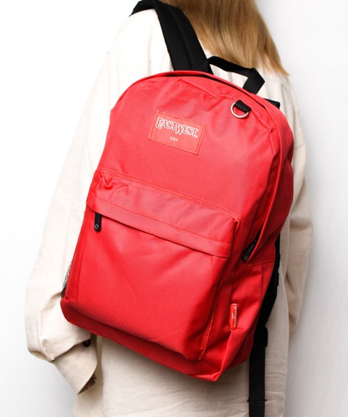sunny branch(サニーブランチ)の「East West U.S.A / nylon Day bag(バックパック/リュック・レディース・ブラック/パープル/ネイビー/ブラウン/レッド/オリーブ/ピンク/オレンジ/グレイッシュベージュ/ブルー系/ターコイズブルー/バーガンディー/ベージュ・FREE)」の19枚目の写真