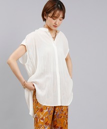 DouDou | バックデザインフレンチシャツ(シャツ/ブラウス)