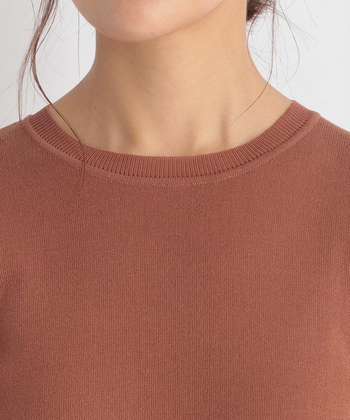 Andemiu（アンデミュウ）の「ソデタックニット954791（ニット/セーター・レディース・オフホワイト/モカ/ブラック/カーキ・FREE）」の19枚目の写真