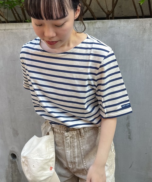 SAINT JAMES(セントジェームス)の「【 SAINT JAMES / セントジェームス 】LEVANT MODERN レヴェンドモダン ボートネック Tシャツ 半袖 9863(Tシャツ/カットソー・メンズ・ブルー系その他/ホワイト系その他3/ホワイト系その他2/ホワイト系その他/ブルー系その他2・MEDIUM/X-SMALL/SMALL/LARGE/X-LARGE)」の18枚目の写真