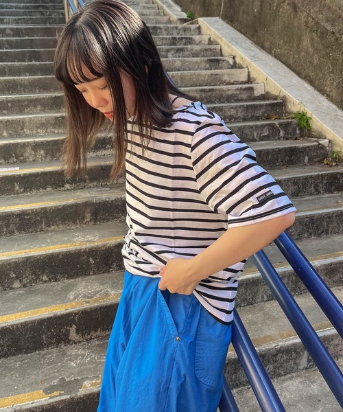 SAINT JAMES - Saint James(セントジェームス) 9863 levant moderne レヴェンドモダン 半袖Ｔシャツ Neige Denim セール】【 SAINT JAMES / セントジェームス 】LEVANT MODERN
