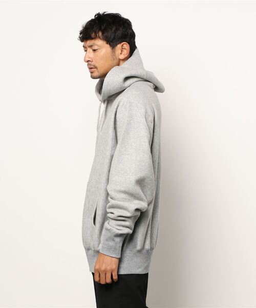 v::room（ヴィルーム）の「【 V::room / ヴィルーム 】 LONG SLEEVE PULL HOODIE / ロングスリーブ プルフ―ディー（パーカー・メンズ・グレー/ライトグレー・SMALL/MEDIUM/LARGE）」の12枚目の写真