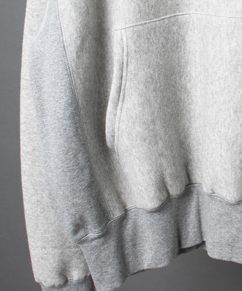 v::room（ヴィルーム）の「【 V::room / ヴィルーム 】 LONG SLEEVE PULL HOODIE / ロングスリーブ プルフ―ディー（パーカー・メンズ・グレー/ライトグレー・SMALL/MEDIUM/LARGE）」の11枚目の写真