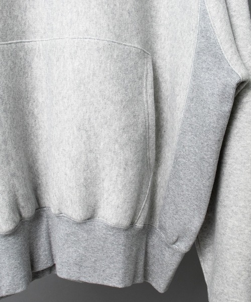 v::room（ヴィルーム）の「【 V::room / ヴィルーム 】 LONG SLEEVE PULL HOODIE / ロングスリーブ プルフ―ディー（パーカー・メンズ・グレー/ライトグレー・SMALL/MEDIUM/LARGE）」の18枚目の写真