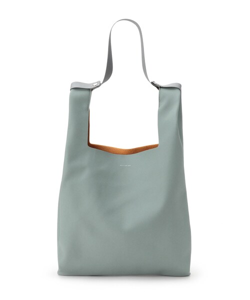 BASECONTROL（ベースコントロール）の「◆レザー/スエードタッチ ワンマイル マルシェバッグ Mサイズ（ショルダーバッグ・メンズ・ブラック/ライトブルー/ベージュ/ダークグレー・99）」の4枚目の写真