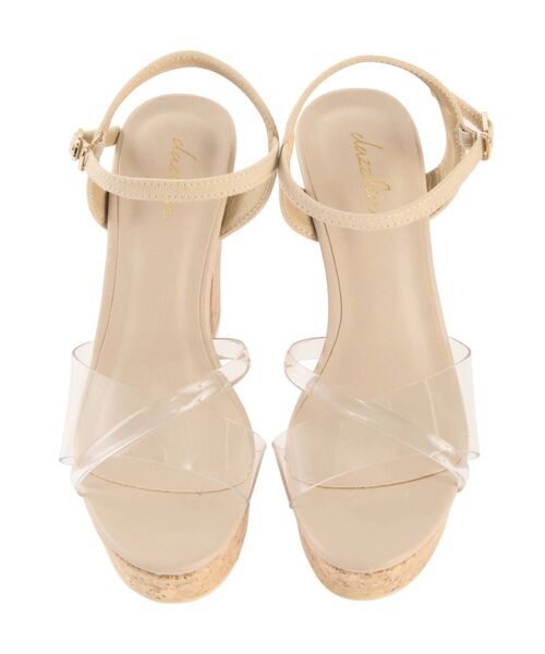 dazzlin（ダズリン）の「クリアストラップコルクヒールサンダル（サンダル・レディース・クリア・SMALL/MEDIUM/LARGE）」の16枚目の写真