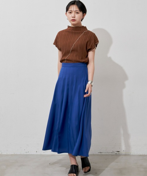 Aunt Marie's（アントマリーズ）の「楊柳メロウフレンチスリーブトップス（シャツ/ブラウス・レディース・ブラック/ベージュ/ブラウン/アイボリー・FREE）」の22枚目の写真