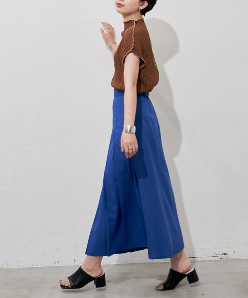 Aunt Marie's（アントマリーズ）の「楊柳メロウフレンチスリーブトップス（シャツ/ブラウス・レディース・ブラック/ベージュ/ブラウン/アイボリー・FREE）」の21枚目の写真