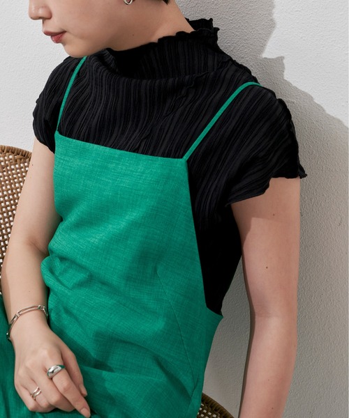 Aunt Marie's（アントマリーズ）の「楊柳メロウフレンチスリーブトップス（シャツ/ブラウス・レディース・ブラック/ベージュ/ブラウン/アイボリー・FREE）」の20枚目の写真