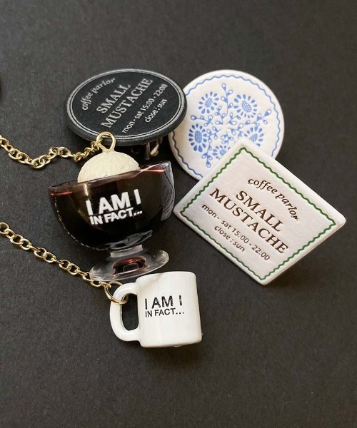 I am I in fact...（アイアムアイインファクト）の「SMALL MUSTACHE ホットコーヒー 　ピアス/イヤリング（ピアス（両耳用）・レディース・その他1/その他・FREE）」の17枚目の写真