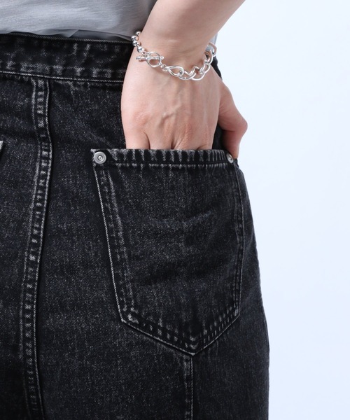 HARE（ハレ）の「ブリーチフレアデニムパンツ(HARE)（デニムパンツ・レディース・ブラック/レッド・S/M）」の12枚目の写真