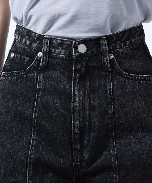 HARE（ハレ）の「ブリーチフレアデニムパンツ(HARE)（デニムパンツ・レディース・ブラック/レッド・S/M）」の15枚目の写真