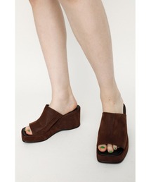 PLATFORM SQUARE SANDAL プラットフォームスクエア サンダル