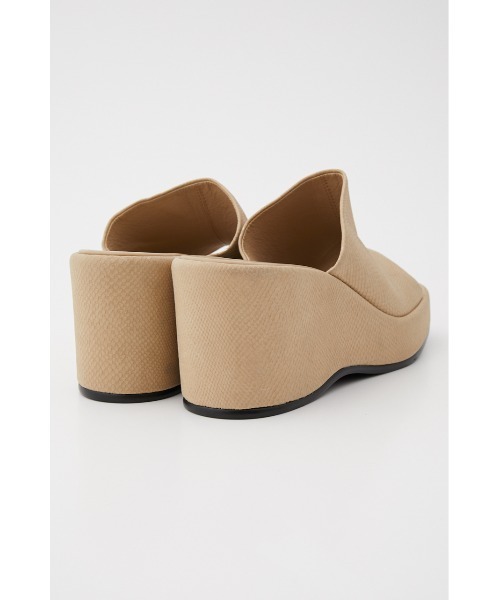 SLY（スライ）の「PLATFORM SQUARE SANDAL プラットフォームスクエア サンダル（サンダル・レディース・ブラック/ライトベージュ/ブラウン・LARGE/MEDIUM/SMALL）」の20枚目の写真