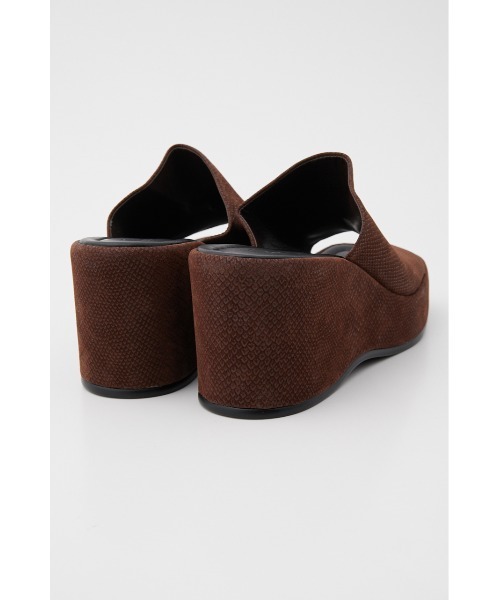 SLY（スライ）の「PLATFORM SQUARE SANDAL プラットフォームスクエア サンダル（サンダル・レディース・ブラック/ライトベージュ/ブラウン・LARGE/MEDIUM/SMALL）」の13枚目の写真